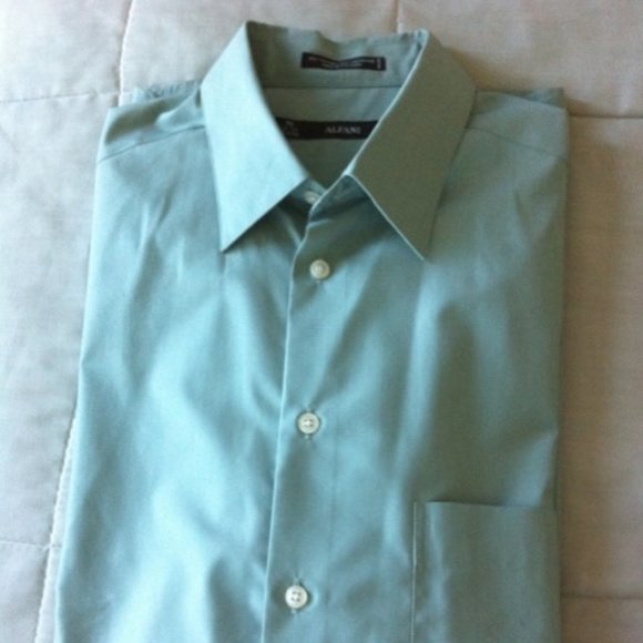 Alfani Other - Alfani mens mint green dress shirt size Medium M